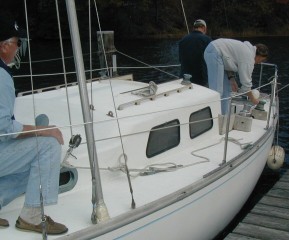 Run the tackle to a winch