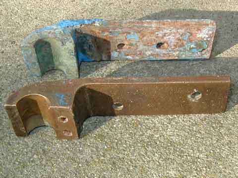 comparing welded and cast gudgeon